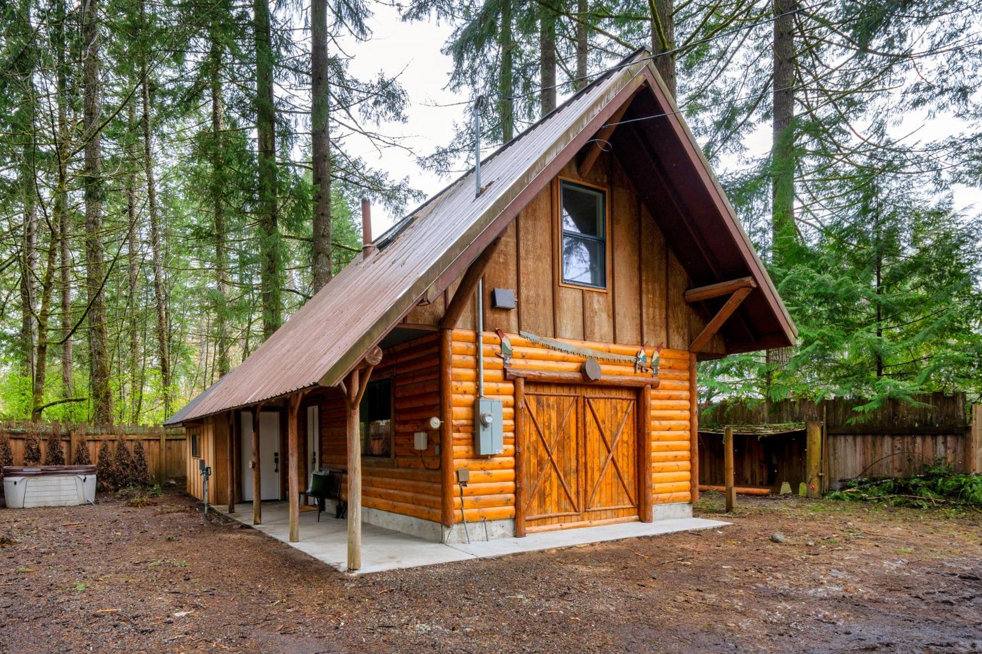 Mt Hood Log Cabin! Fresh Remodel With Airstream 2 Villa Mount Hood Village Eksteriør billede